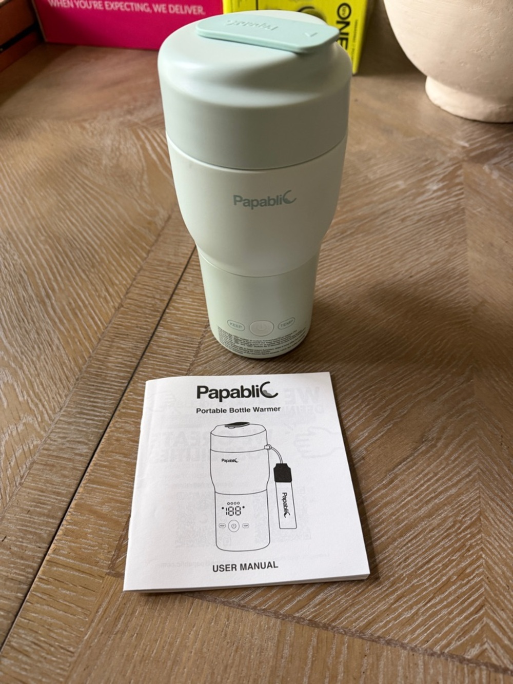 Papablic Portable Bottle Warmer - Mint Green